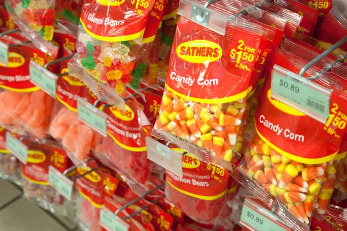 Candy, gum, mints and special promotions all the time.